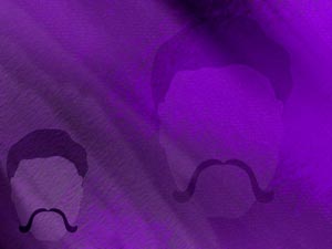 Movember Title Content PowerPoint Template