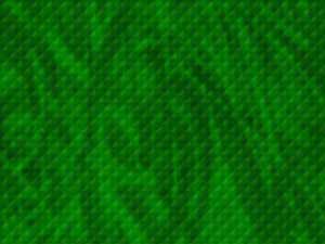 Pointillism Green  Title Content PowerPoint Template