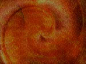 Descended Orange Title Content PowerPoint Template