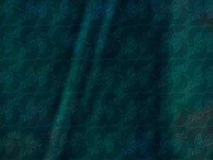 Turquoise Tapestry Title Content PowerPoint Template