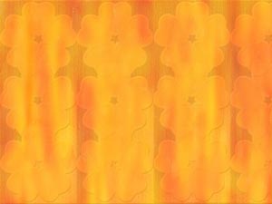 Pasted Petals Title Content PowerPoint Template