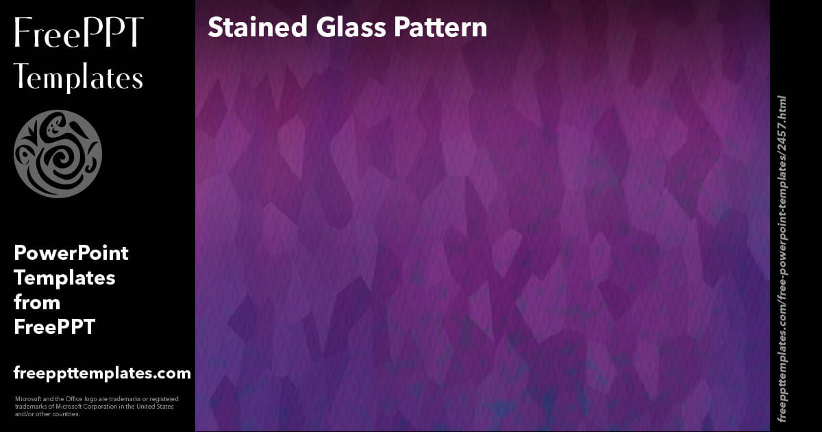 Stained Glass Pattern PowerPoint Templates