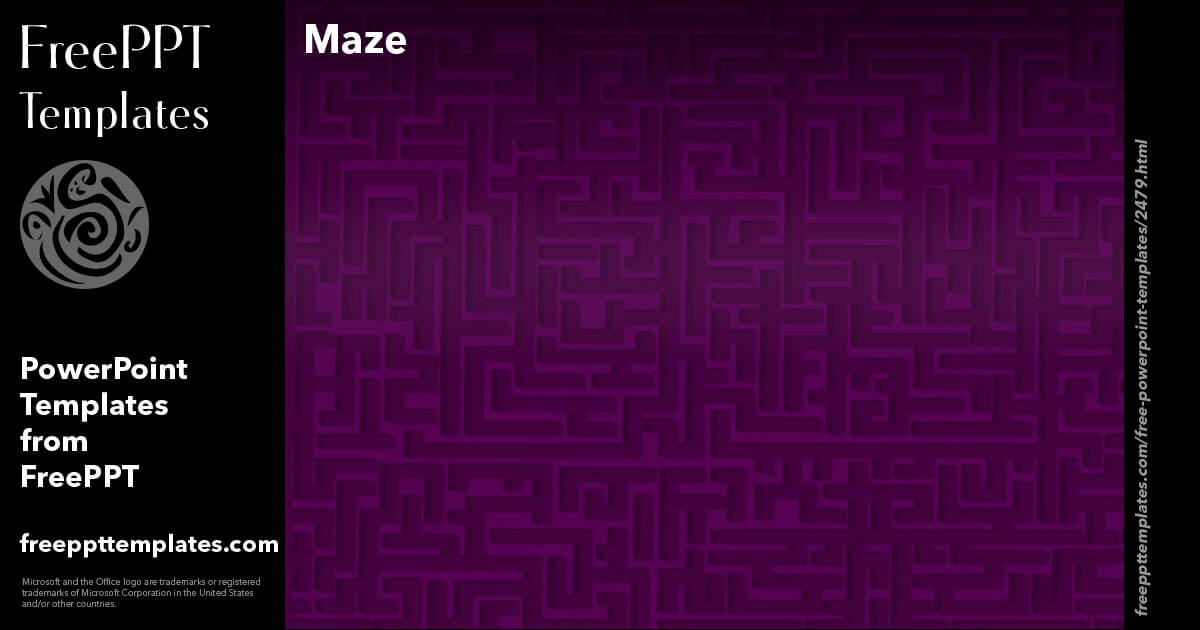 Maze 02 - PowerPoint Templates