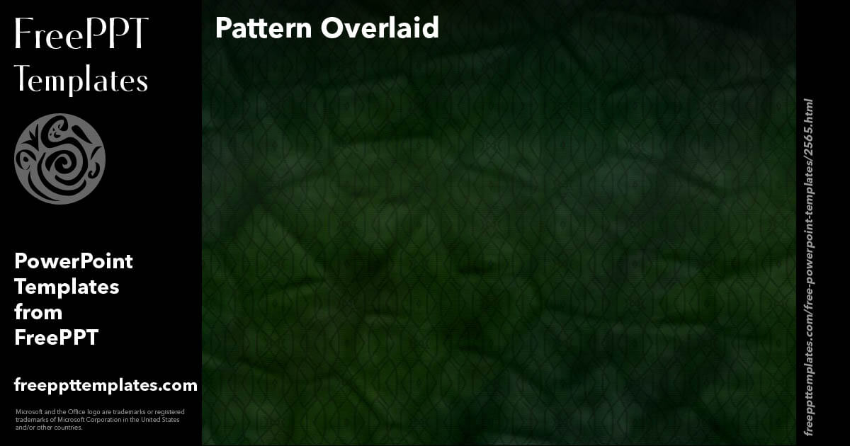 Pattern Overlaid - PowerPoint Templates