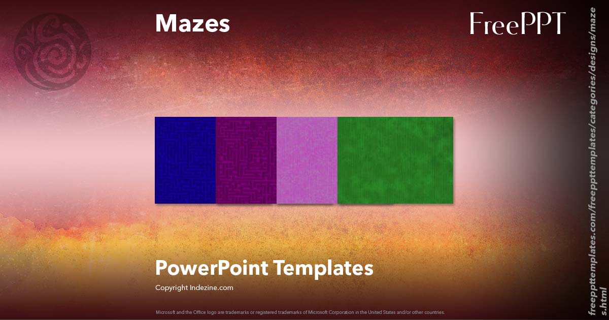 Mazes PowerPoint Templates
