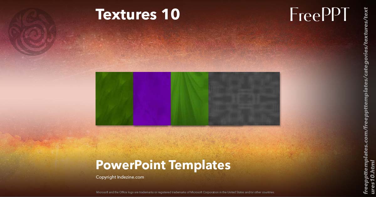 Textures 10 PowerPoint Templates