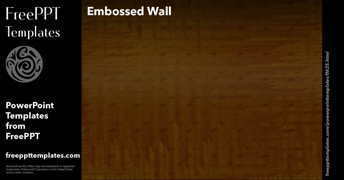 Embossed Wall PowerPoint Templates