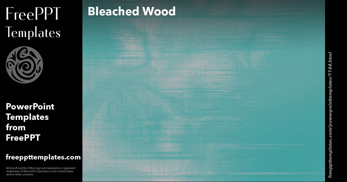 Bleached Wood - PowerPoint Templates