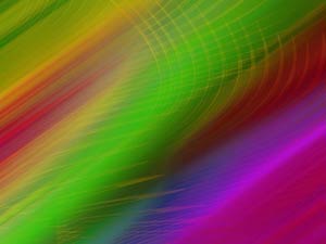 Rainbow Feather Title Content PowerPoint Template