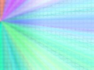 Rainbow Rays Title Content PowerPoint Template